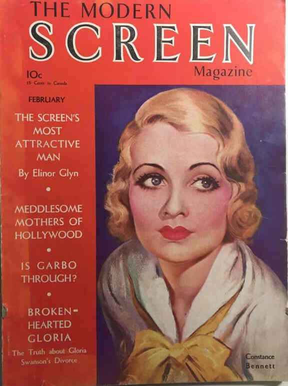 MODERN SCREEN magazine cover Issue 3 February 1931